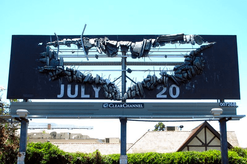 What is Film Marketing A Billboard for Dark Knight Rises StudioBinder